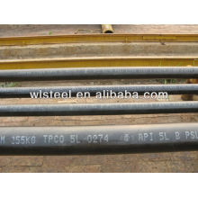 Astm a53 / a106 gr.b carbono tubos de aço sem costura api fabricantes